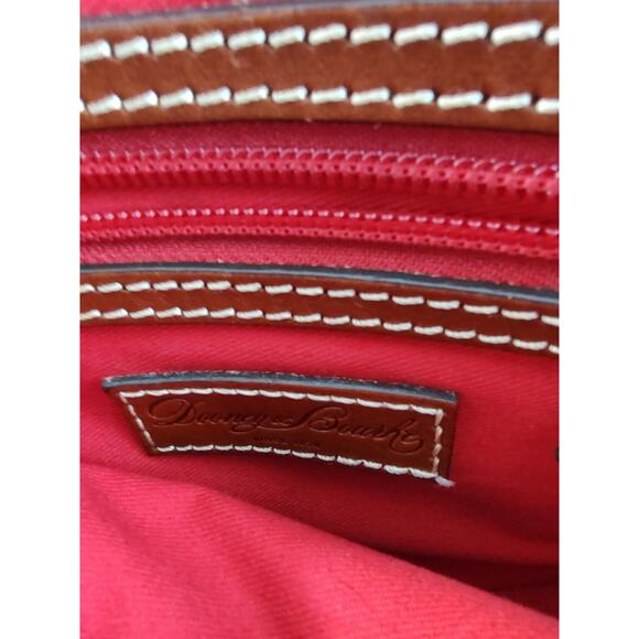 Dooney & Bourke Blue Pebble Grain Hallie Bag Crossbody Flap Close Adjust Strap - Picture 8 of 16